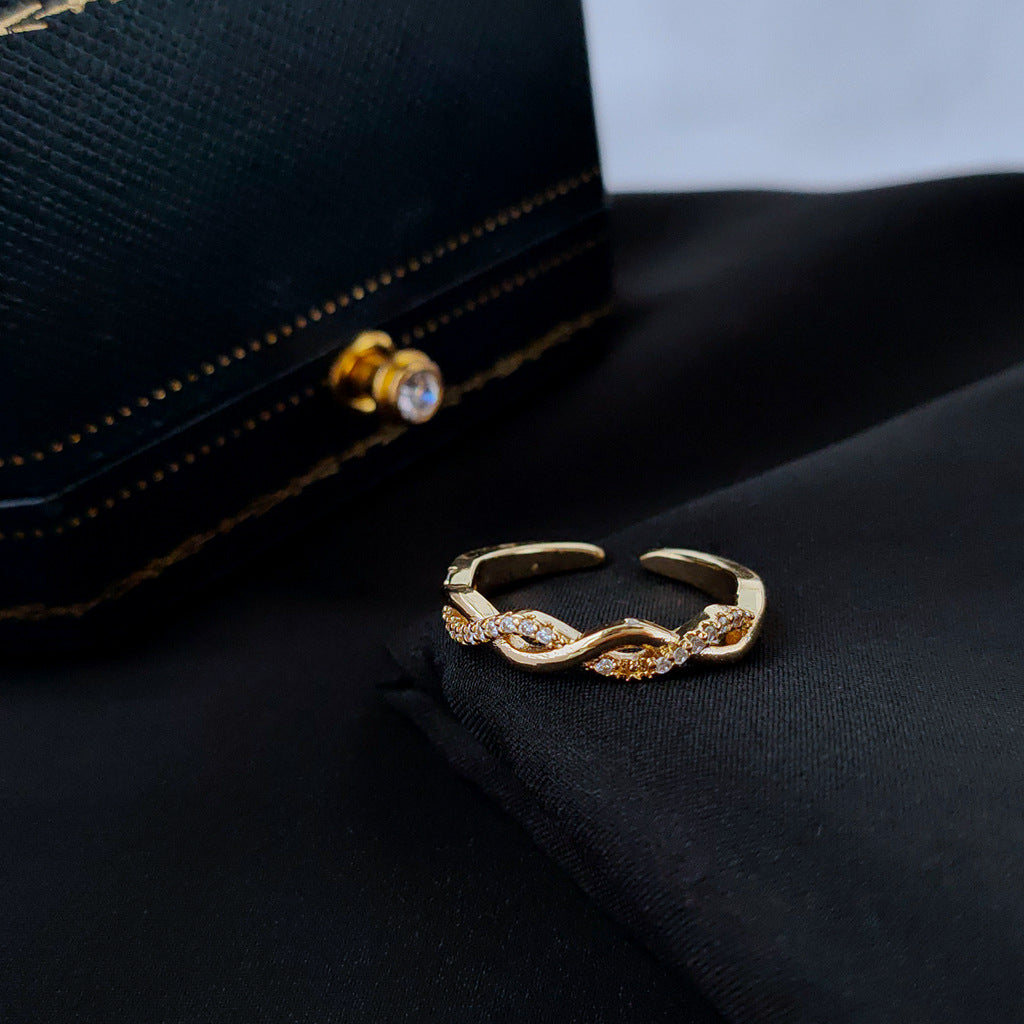Gold Twist Ring