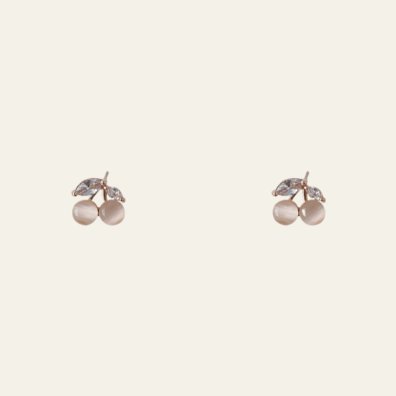 Cherry Opal Earring
