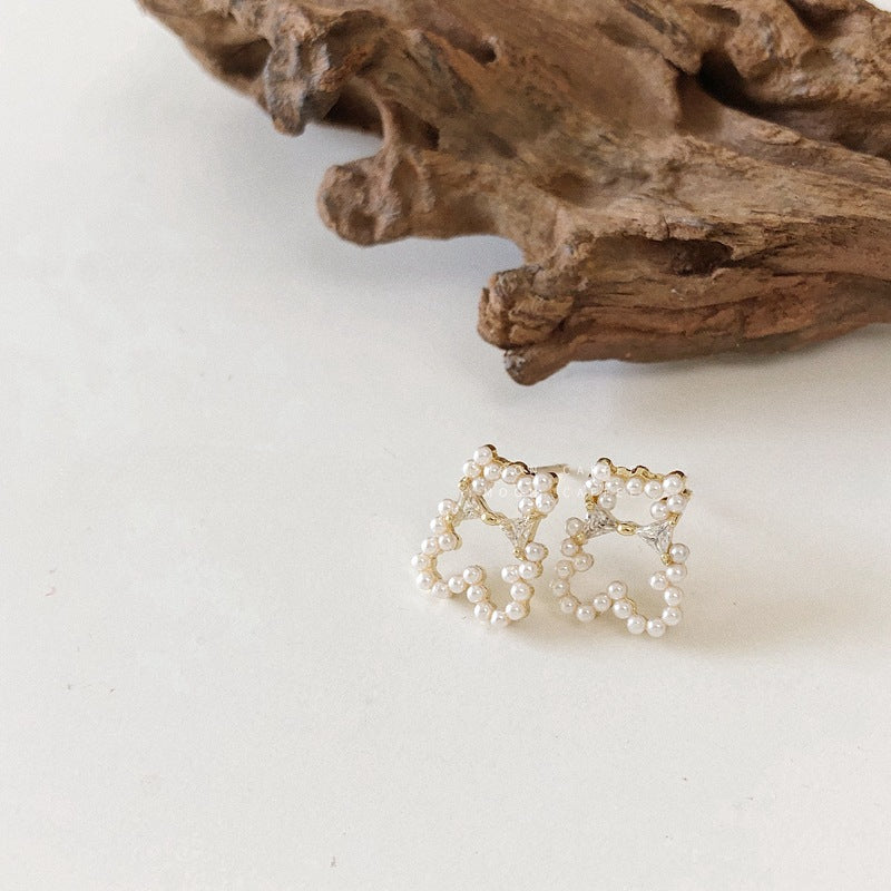 Huggable Pearl Teddy Clip-Ons (No Piercings Needed!)