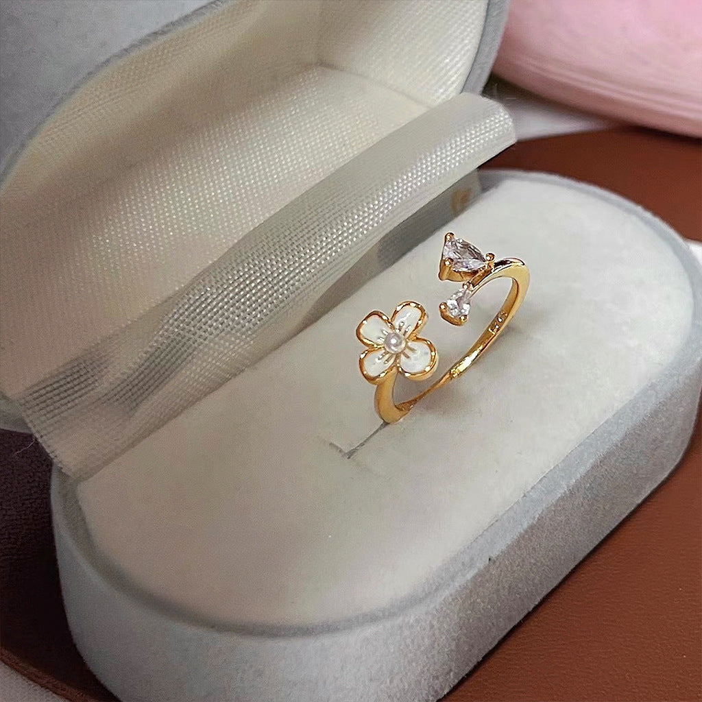 Adjustable Flower Ring
