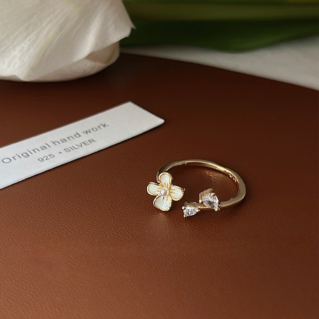 Adjustable Flower Ring