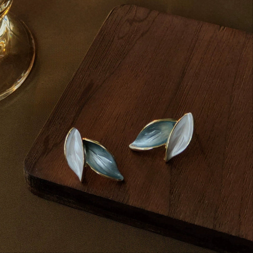 Leaf Stud Earrings