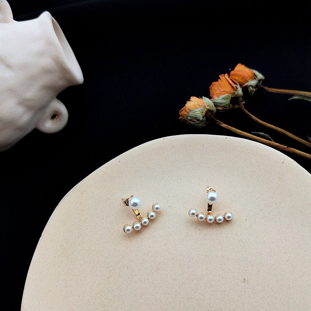 Sparkle Pearl Ear Jackets