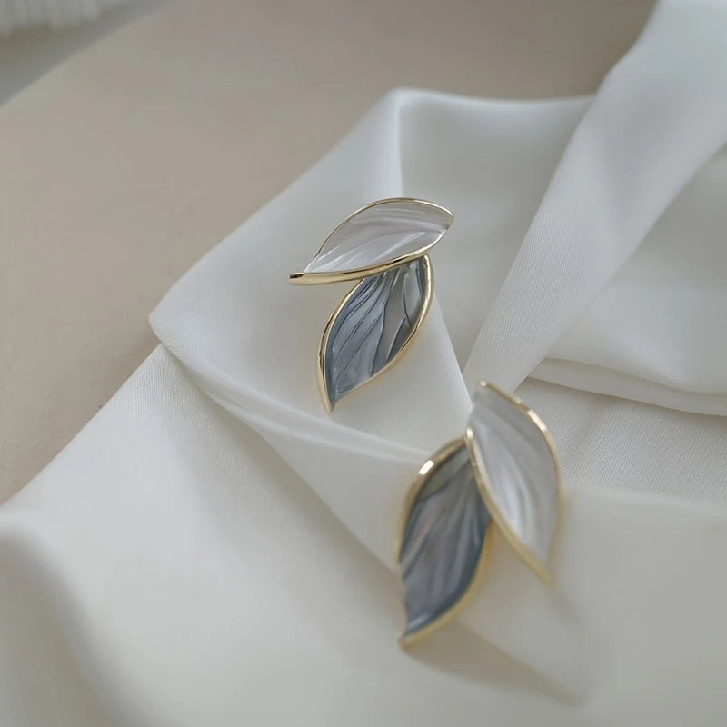 Leaf Stud Earrings