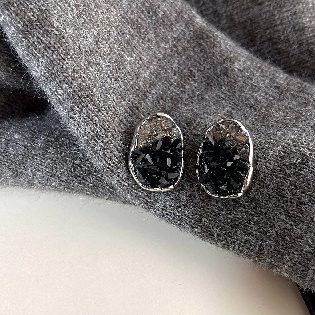 Gemstone Geode Studs