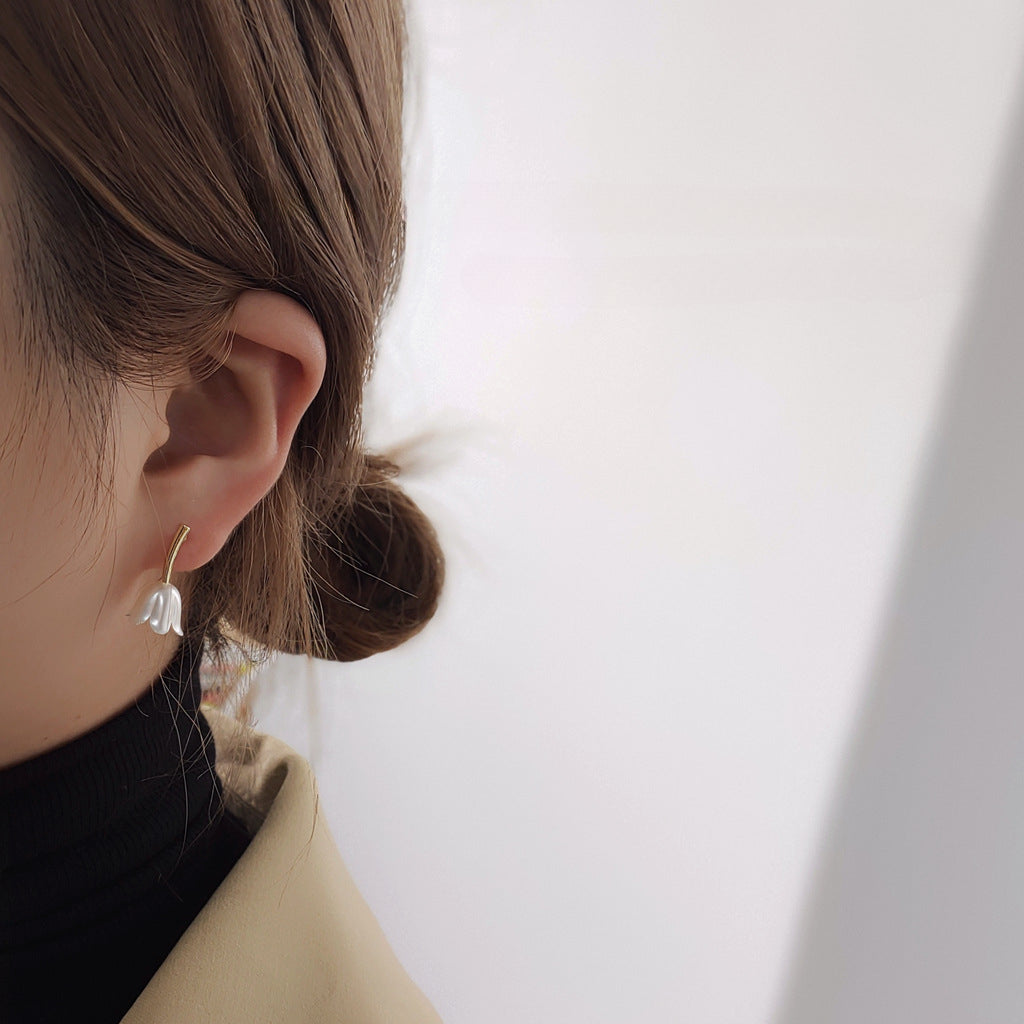Whispering Lily Bud Studs