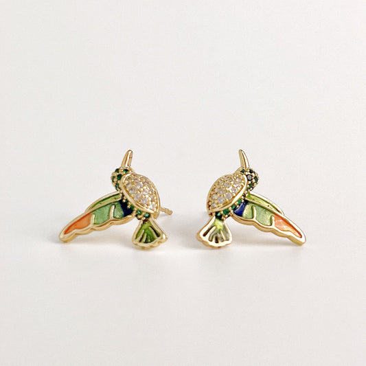 Hummingbird Stud Earrings