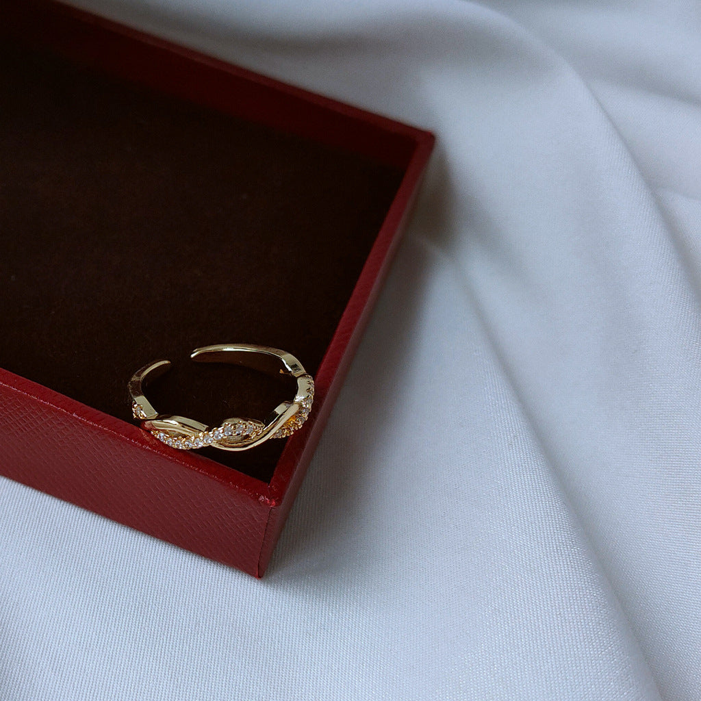 Gold Twist Ring