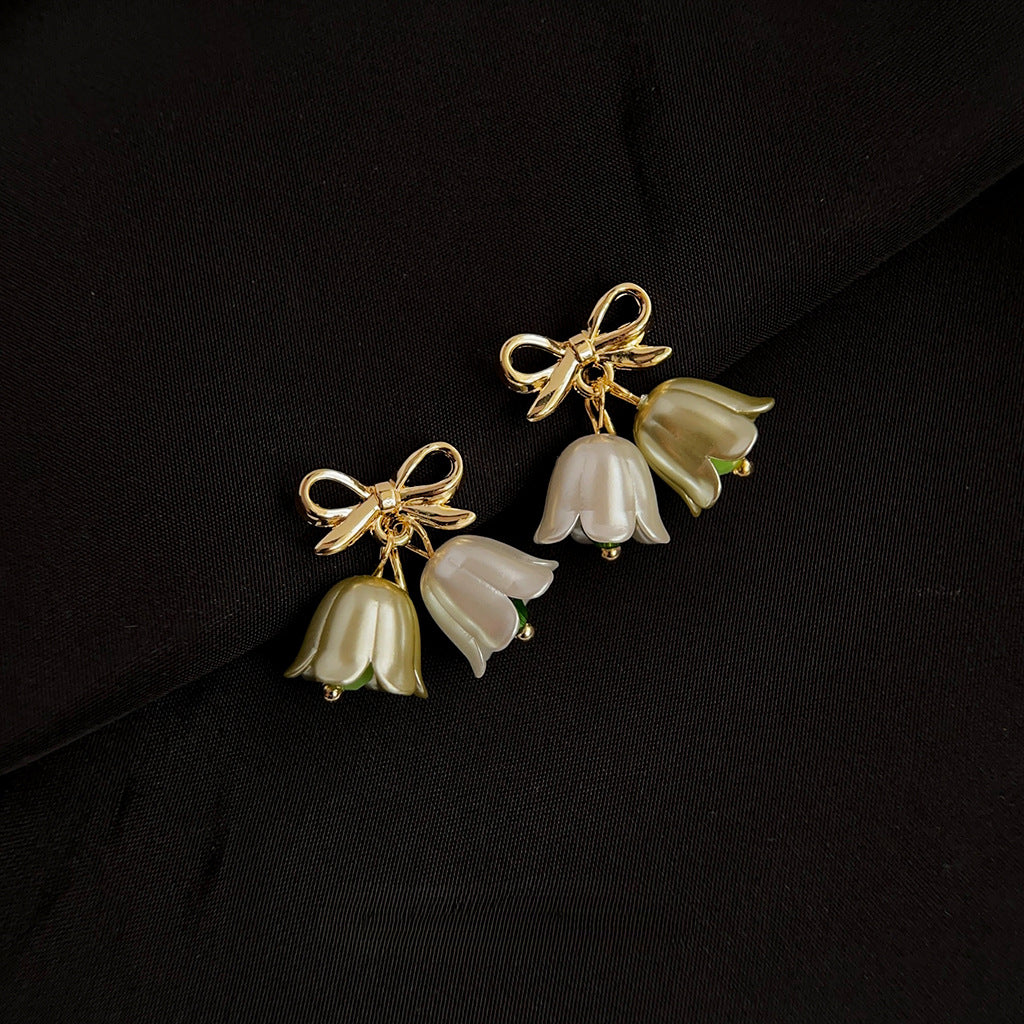 Sweet Lily Bloom Clip-Ons (No Piercings Needed!)