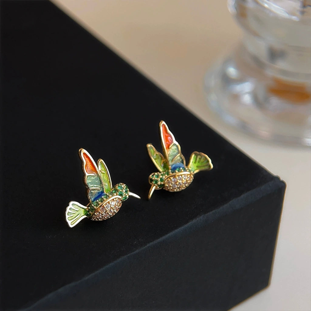 Hummingbird Stud Earrings
