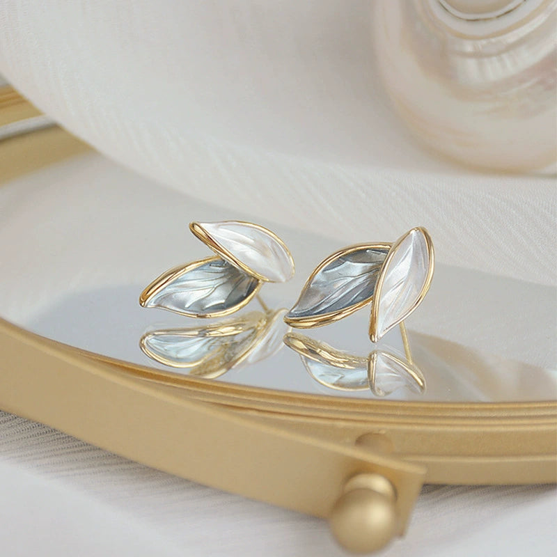Leaf Stud Earrings
