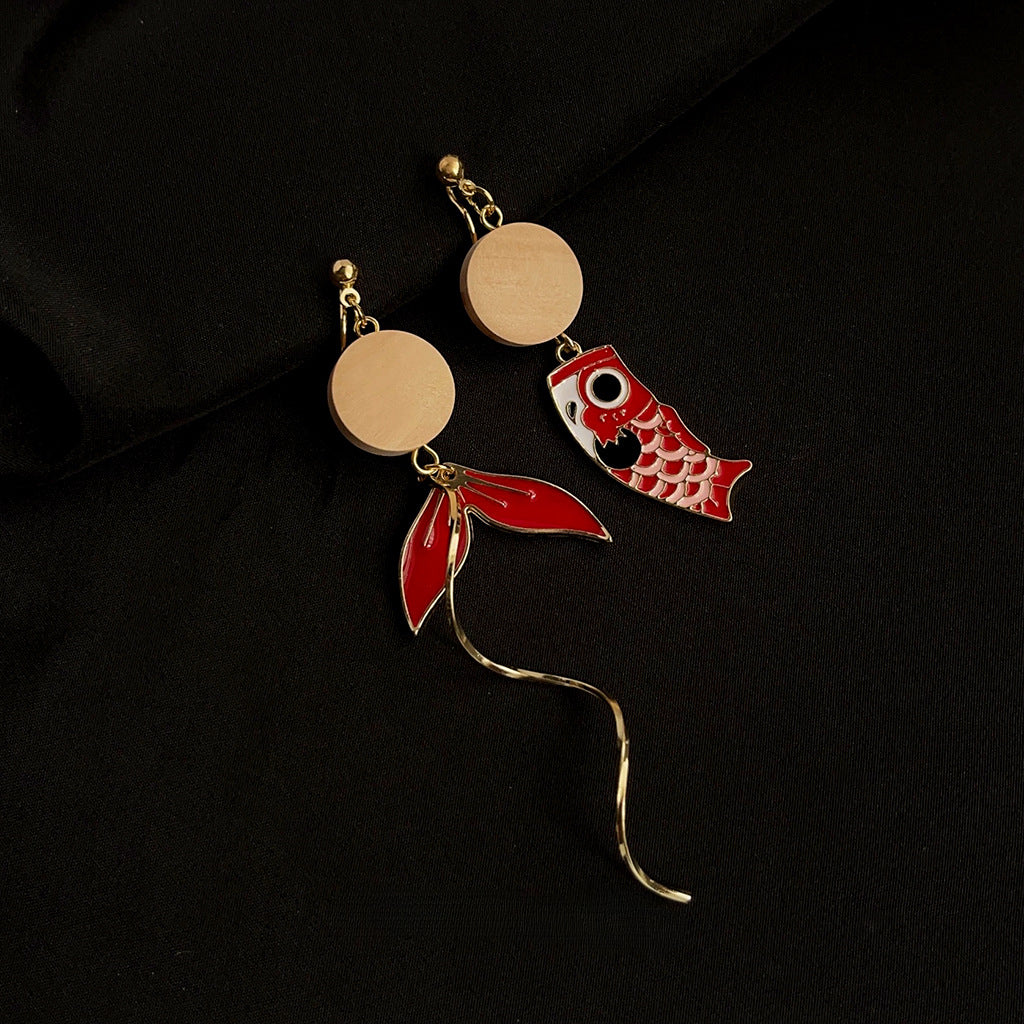 Lucky Koi Streamer Clip-Ons (No Piercings Needed!)