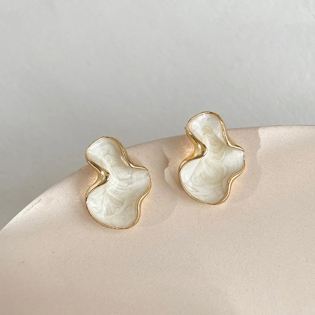 Artistic Geometric Stud Earrings
