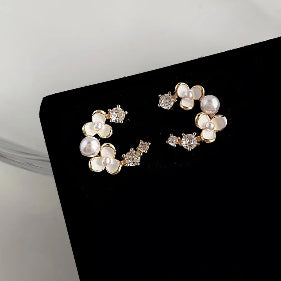 Blossom & Sparkle Ear Climbers