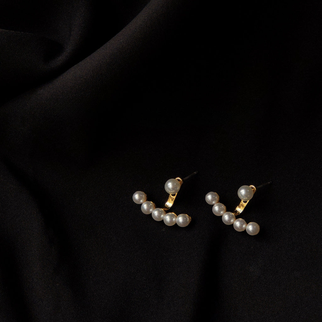 Sparkle Pearl Ear Jackets