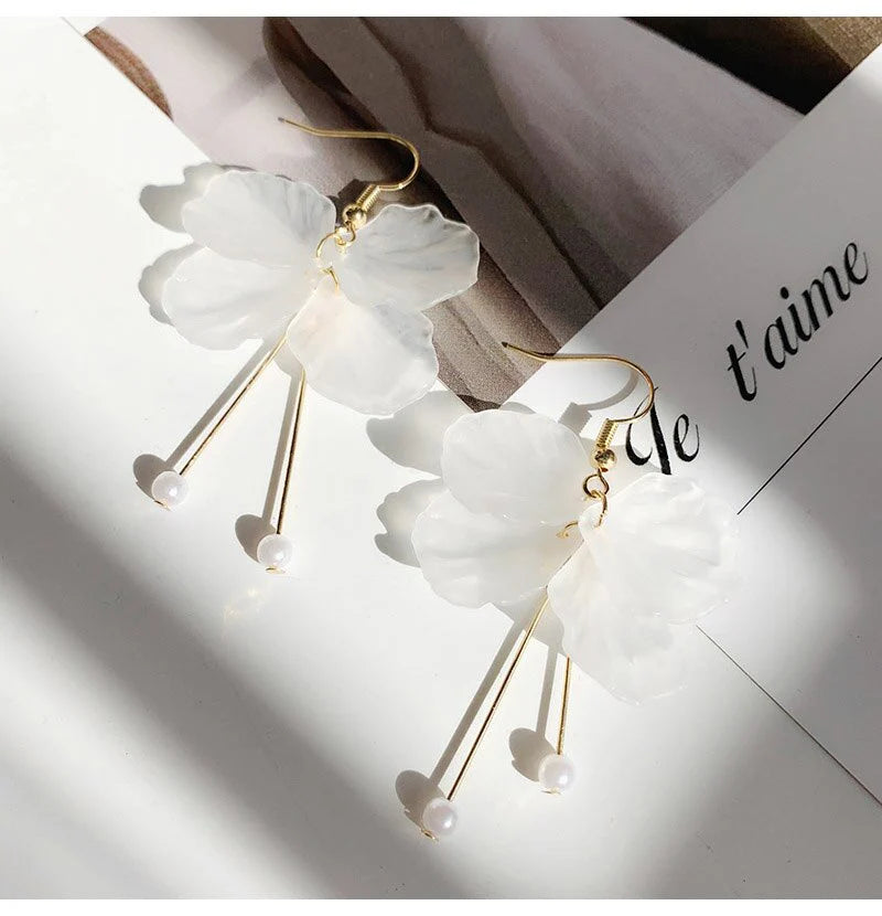 Whimsical Floral Frop Earrings
