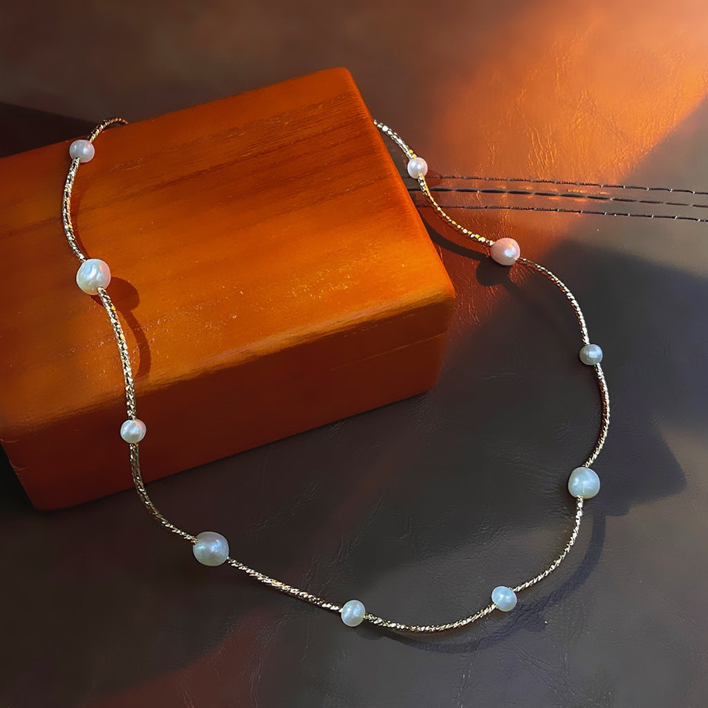 Twinkling Pearl Whisper Bracelet & Necklace