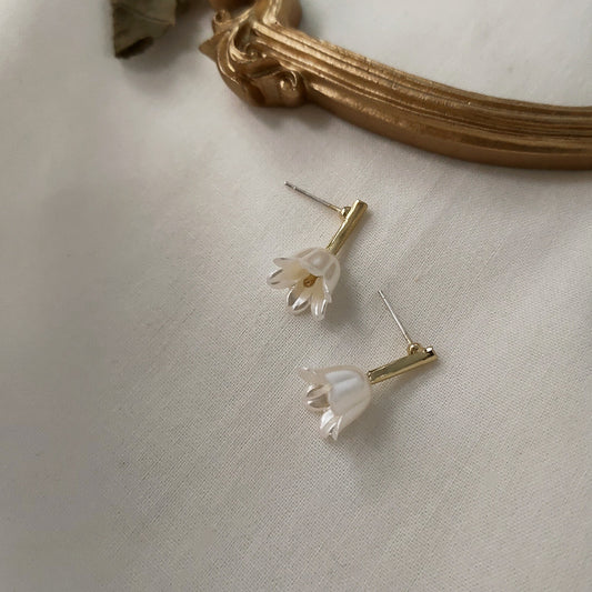 Whispering Lily Bud Studs
