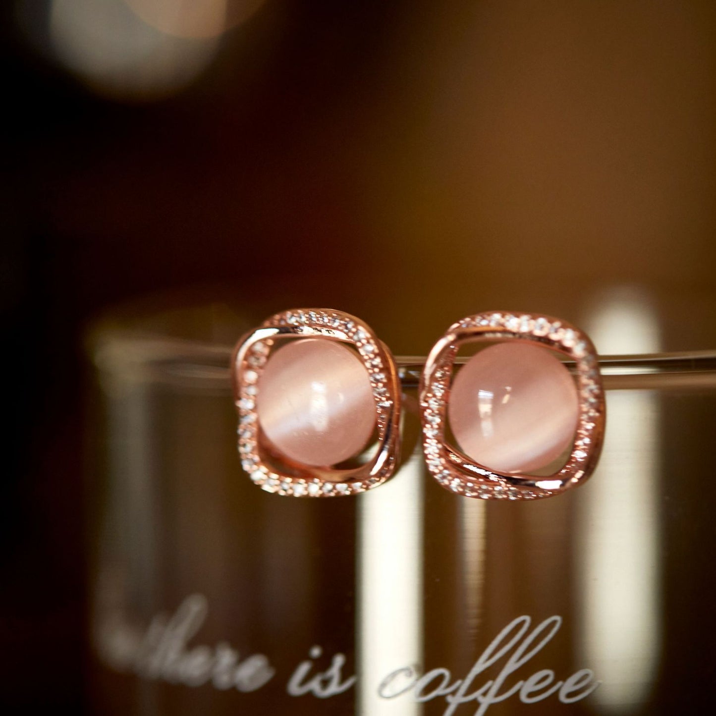 Purr-fect Opal Glow Earrings (Stud or Clip-On!)