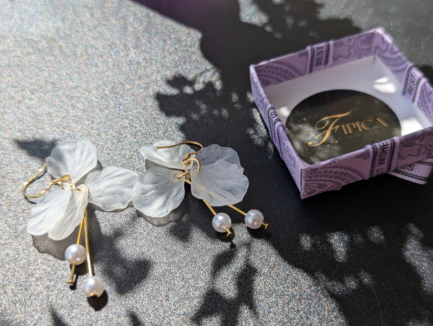Whimsical Floral Frop Earrings