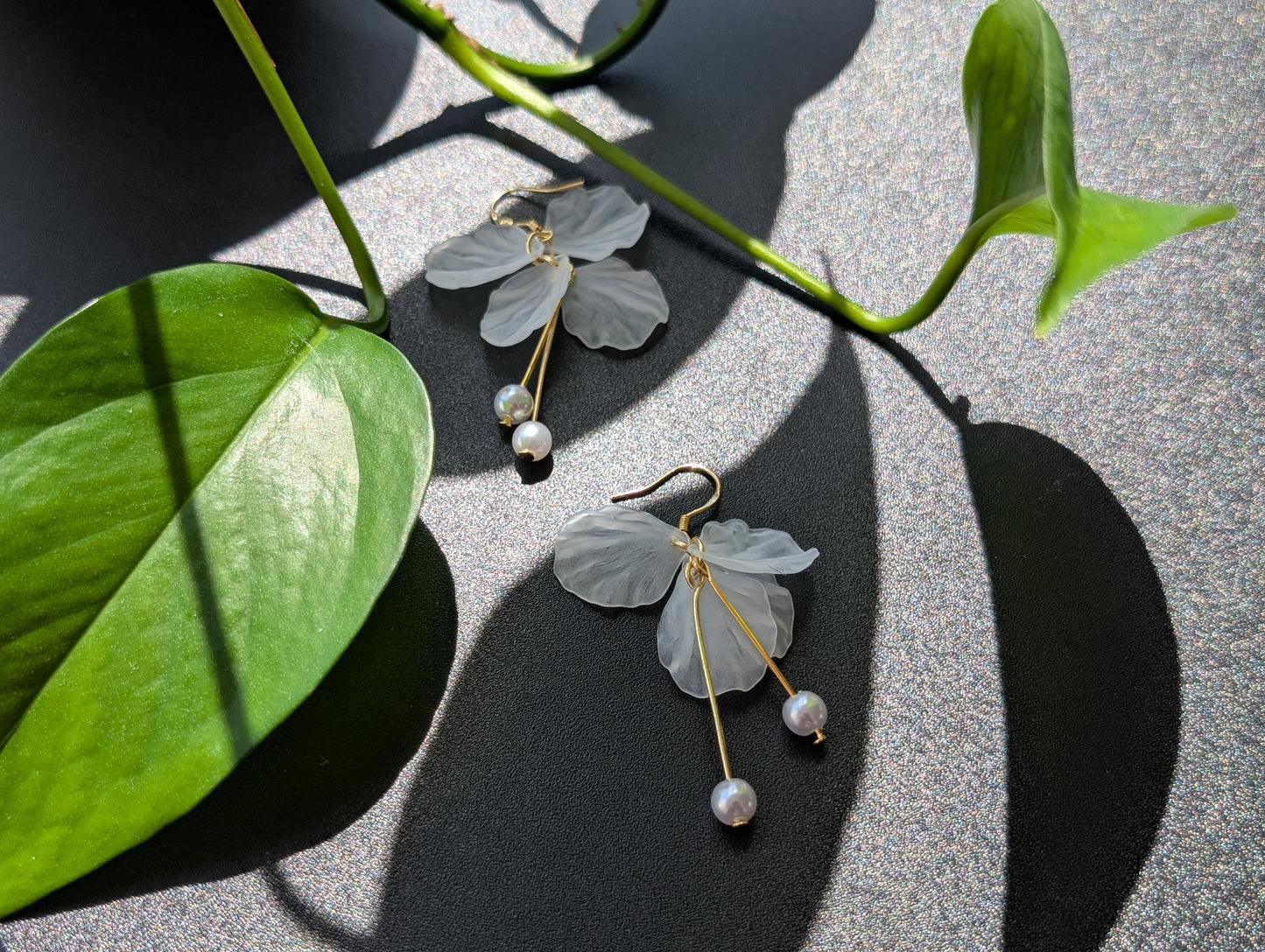 Whimsical Floral Frop Earrings