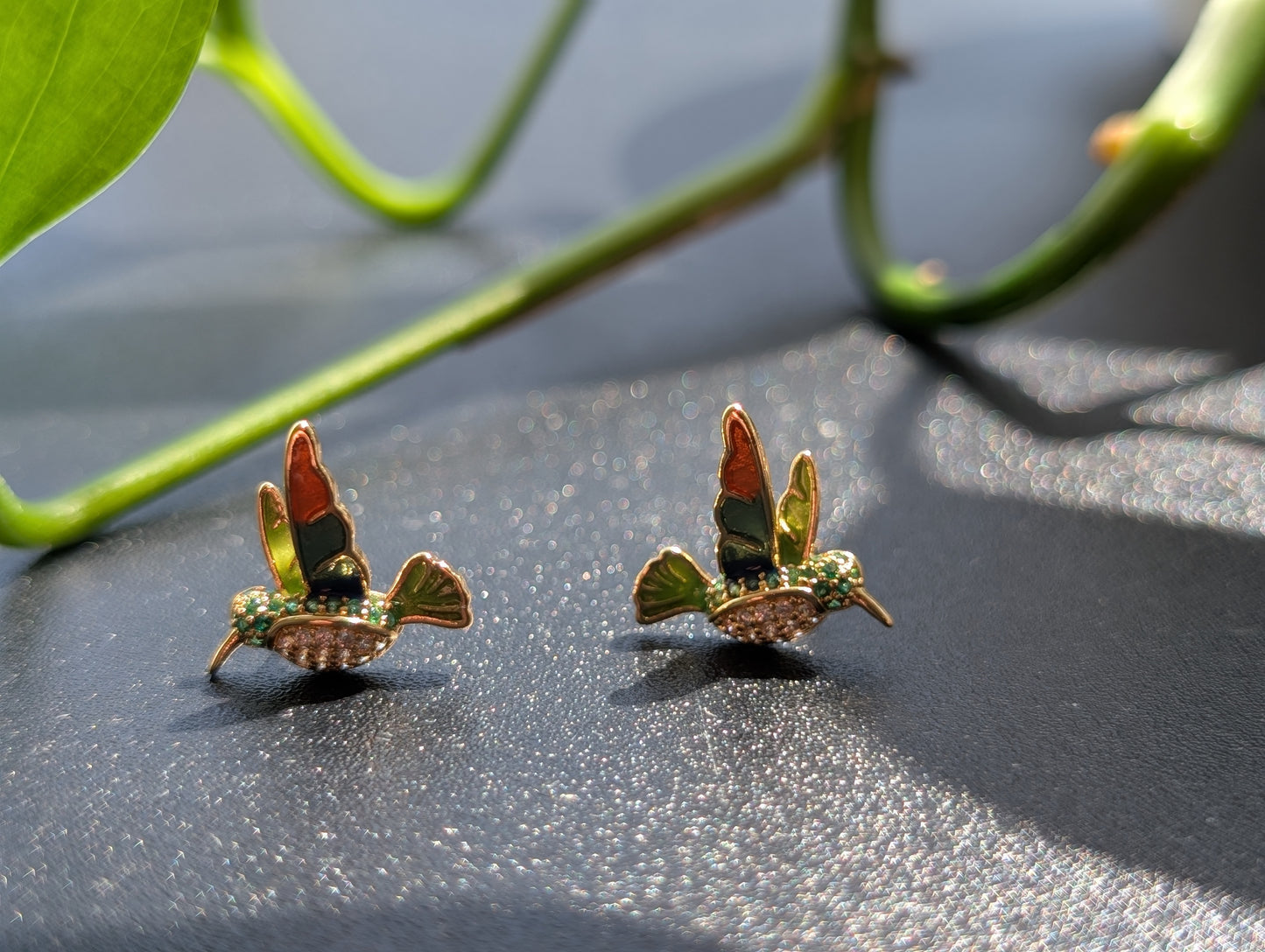 Hummingbird Stud Earrings