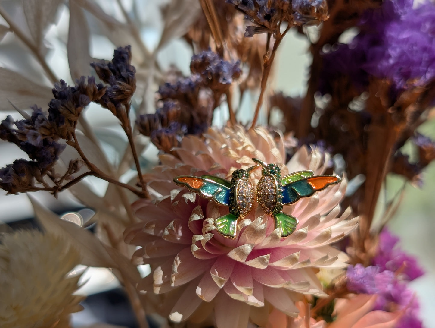 Hummingbird Stud Earrings