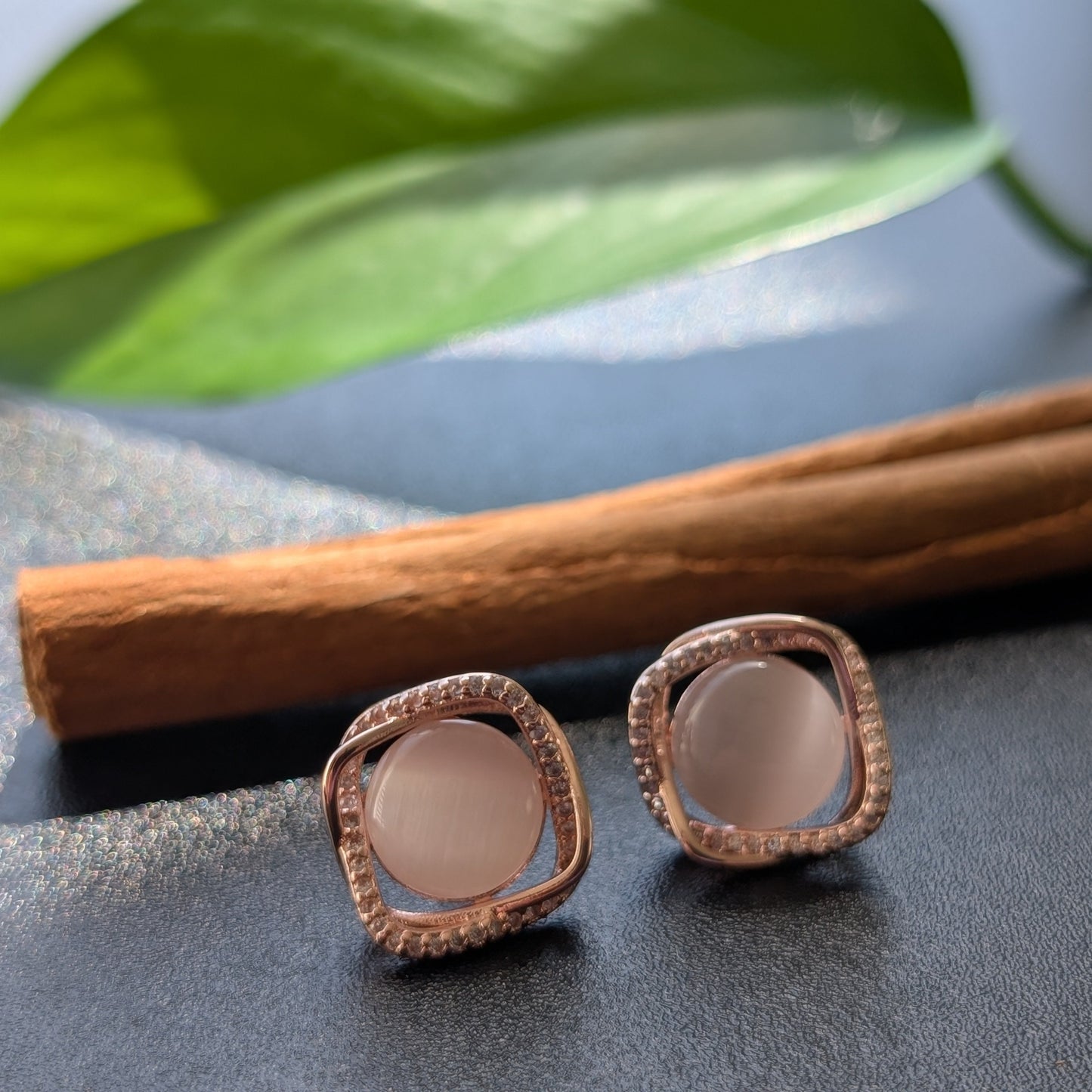 Purr-fect Opal Glow Earrings (Stud or Clip-On!)