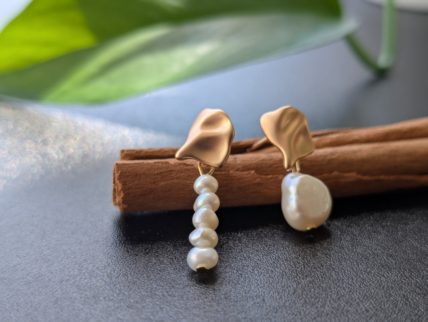 Baroque Freshwater Pearl Drop Earrings