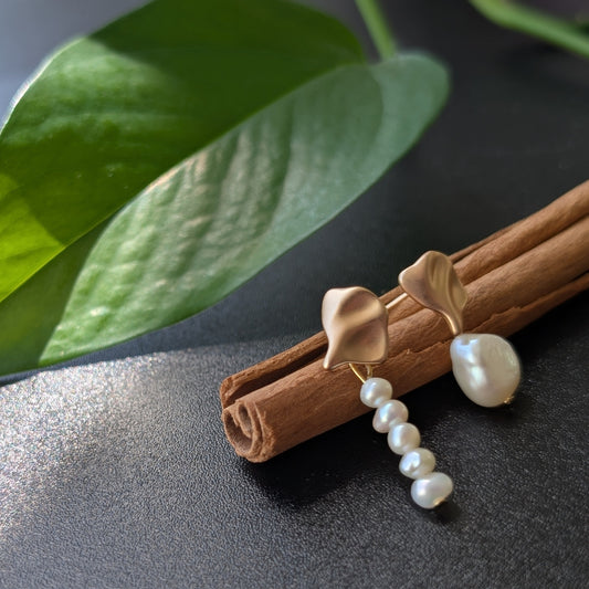 Baroque Freshwater Pearl Drop Earrings