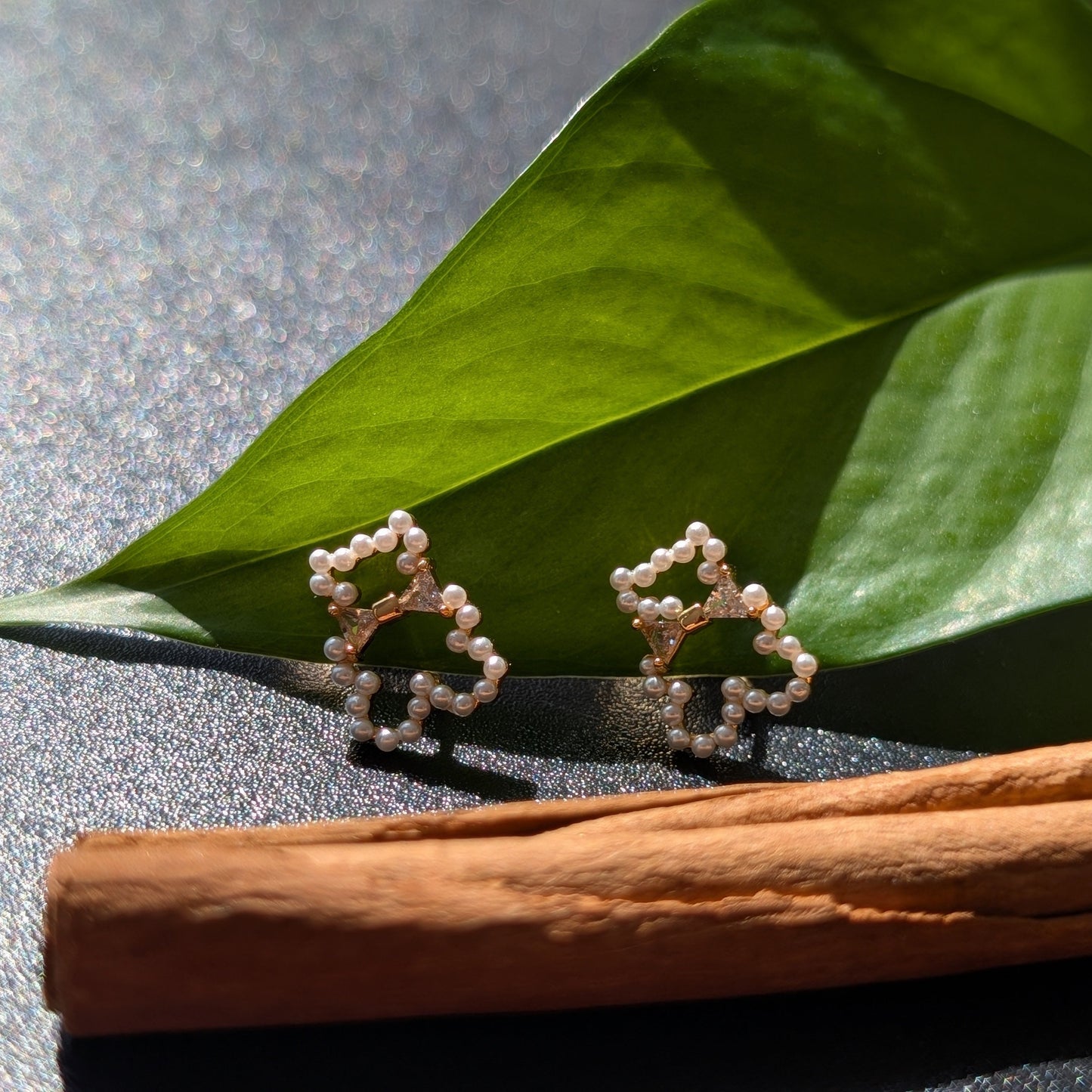 Huggable Pearl Teddy Clip-Ons (No Piercings Needed!)