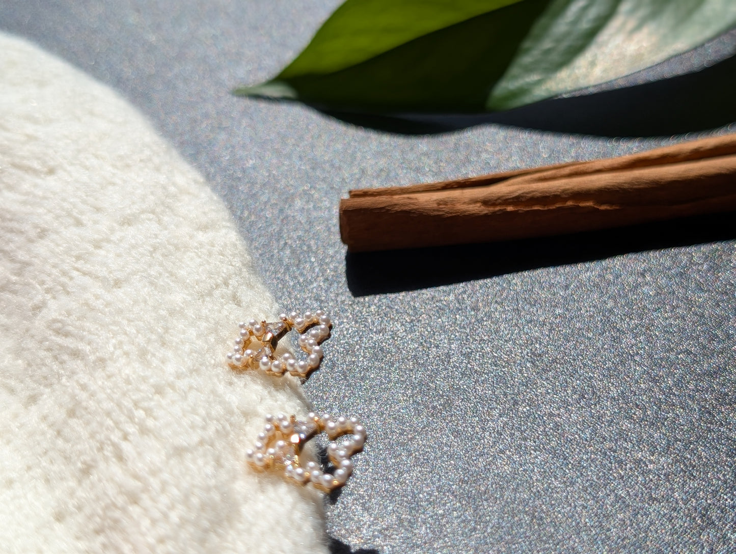 Huggable Pearl Teddy Clip-Ons (No Piercings Needed!)