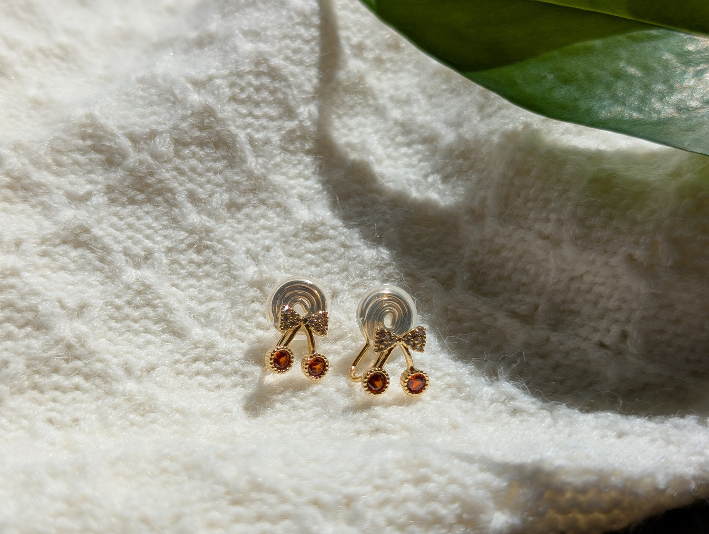 Cherry Sweetness Clip-Ons (No Piercings Needed!)