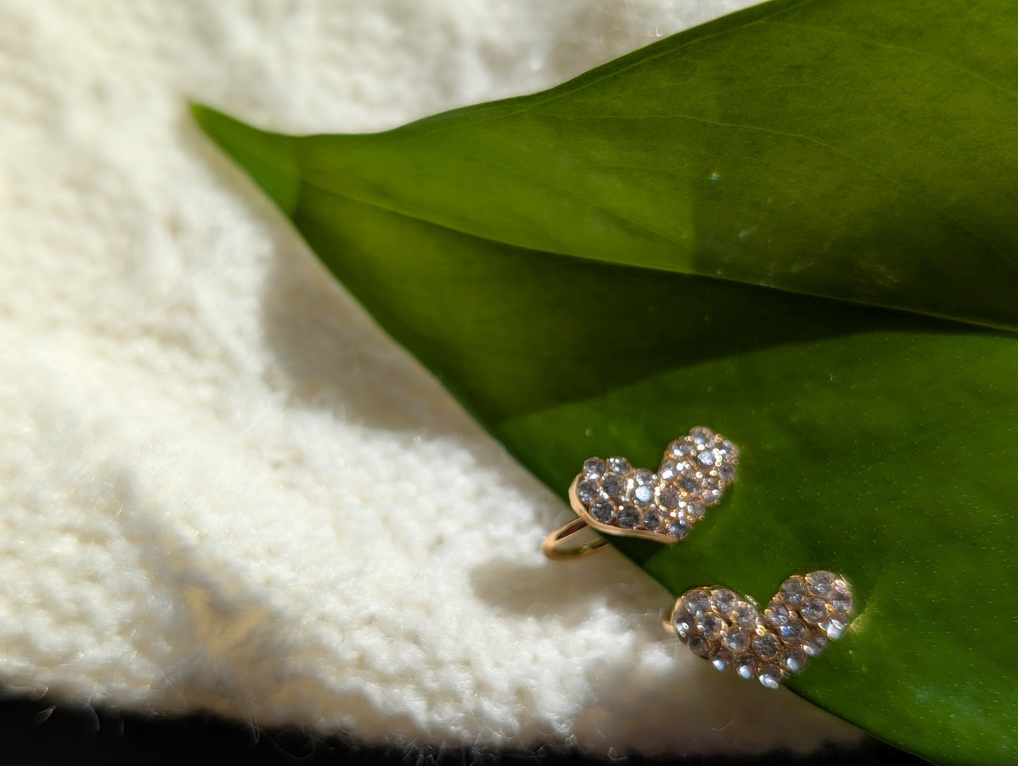 Sparkling Heart Hug Clip-Ons (No Piercings Needed!)