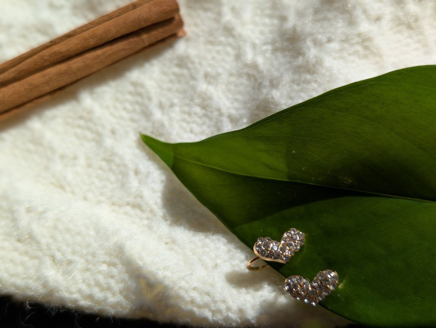 Sparkling Heart Hug Clip-Ons (No Piercings Needed!)