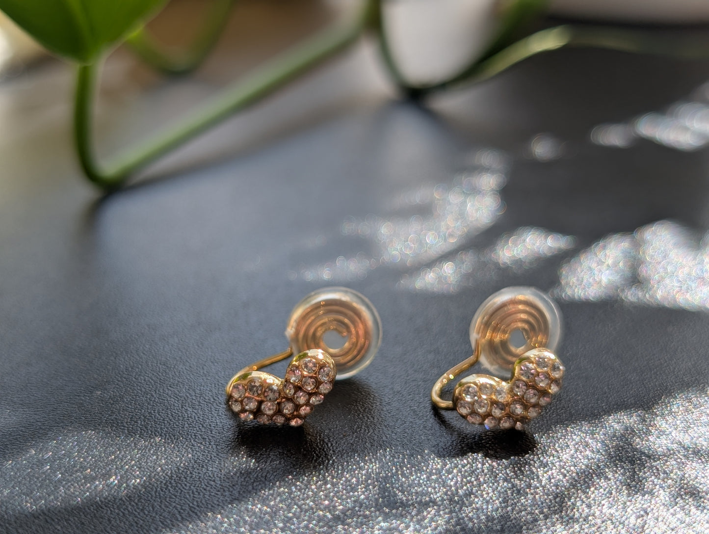 Sparkling Heart Hug Clip-Ons (No Piercings Needed!)