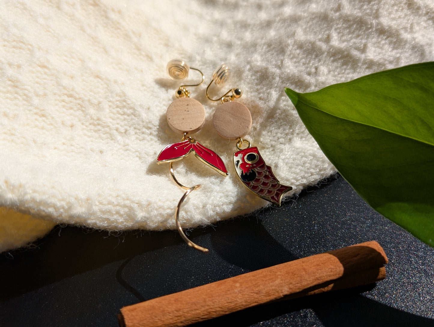 Lucky Koi Streamer Clip-Ons (No Piercings Needed!)