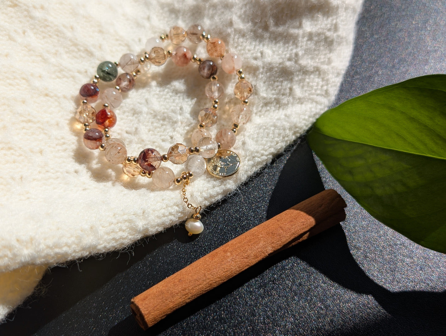 Vintage Charm Beaded Layer Bracelet