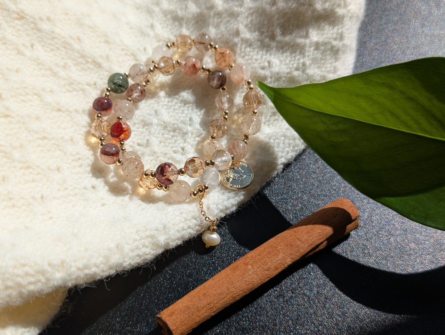 Vintage Charm Beaded Layer Bracelet