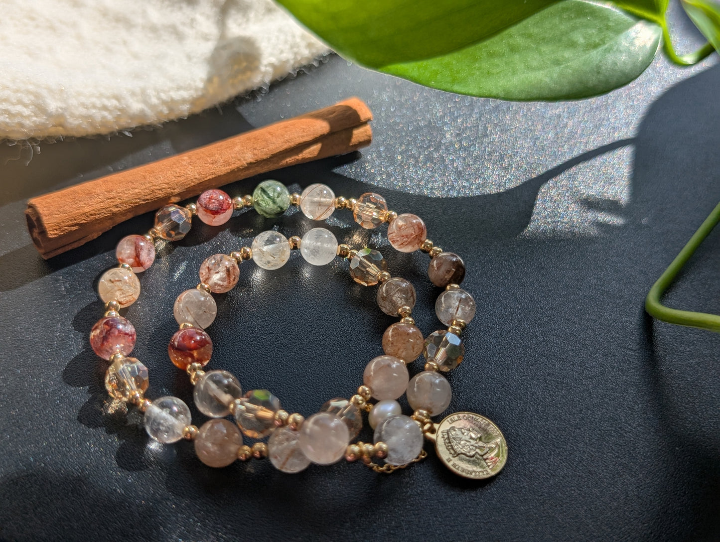 Vintage Charm Beaded Layer Bracelet