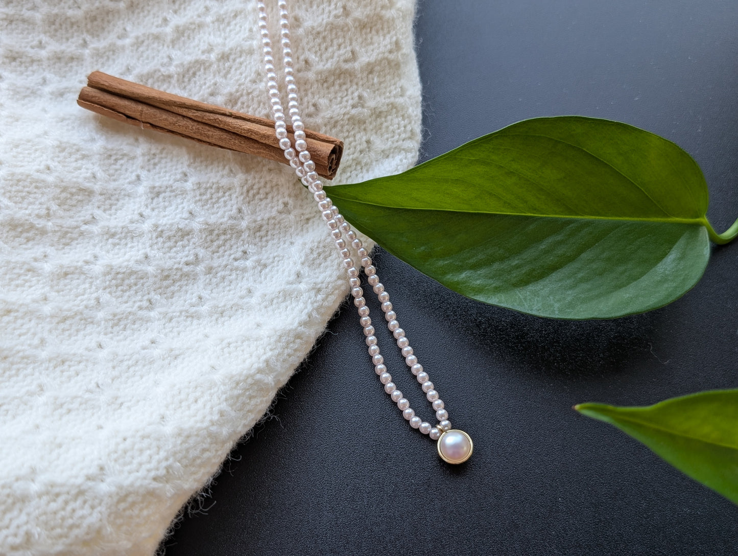 Dreamy Pearl Pendant Necklace