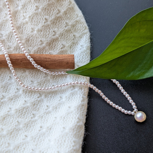 Dreamy Pearl Pendant Necklace