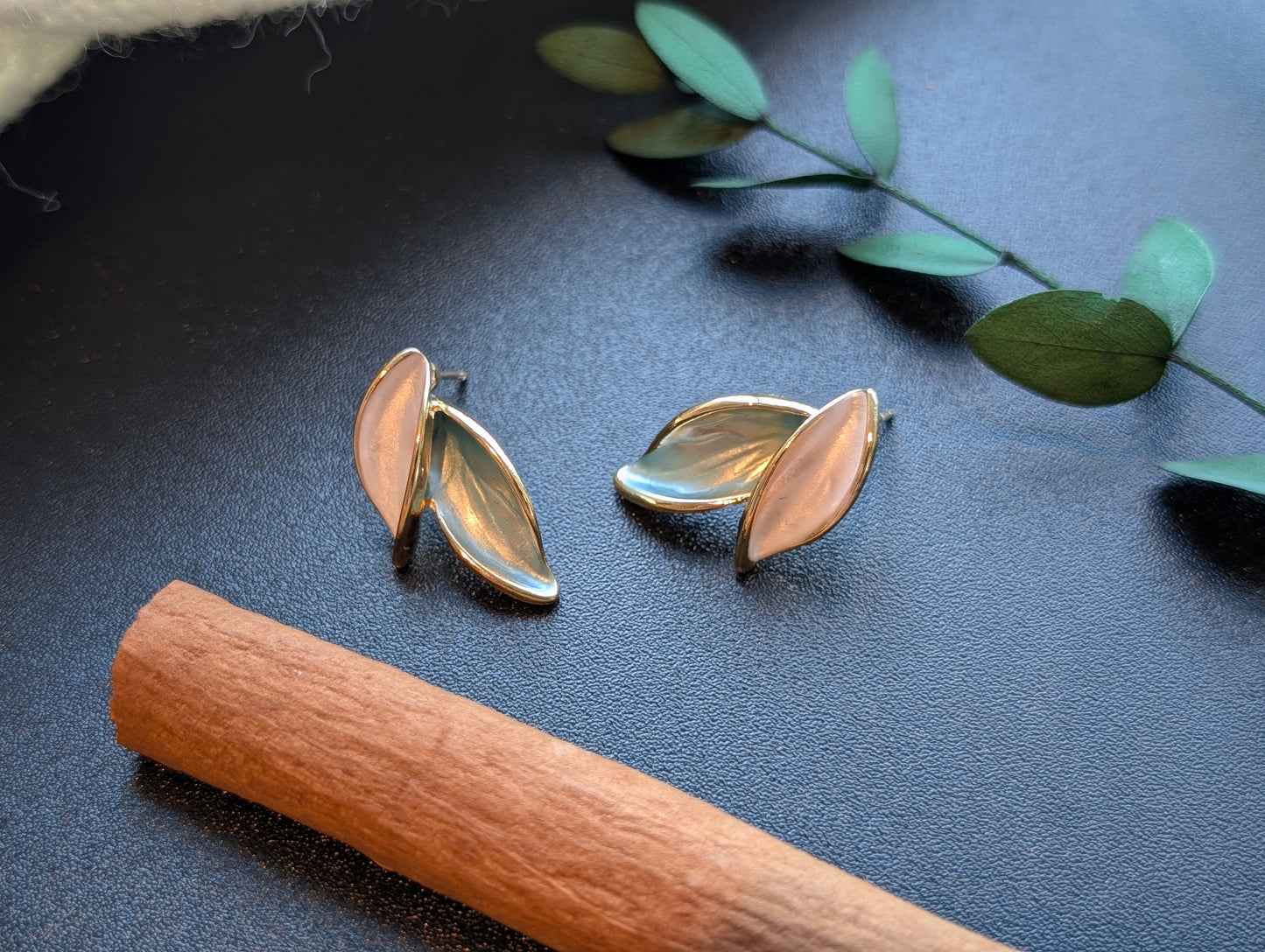 Leaf Stud Earrings