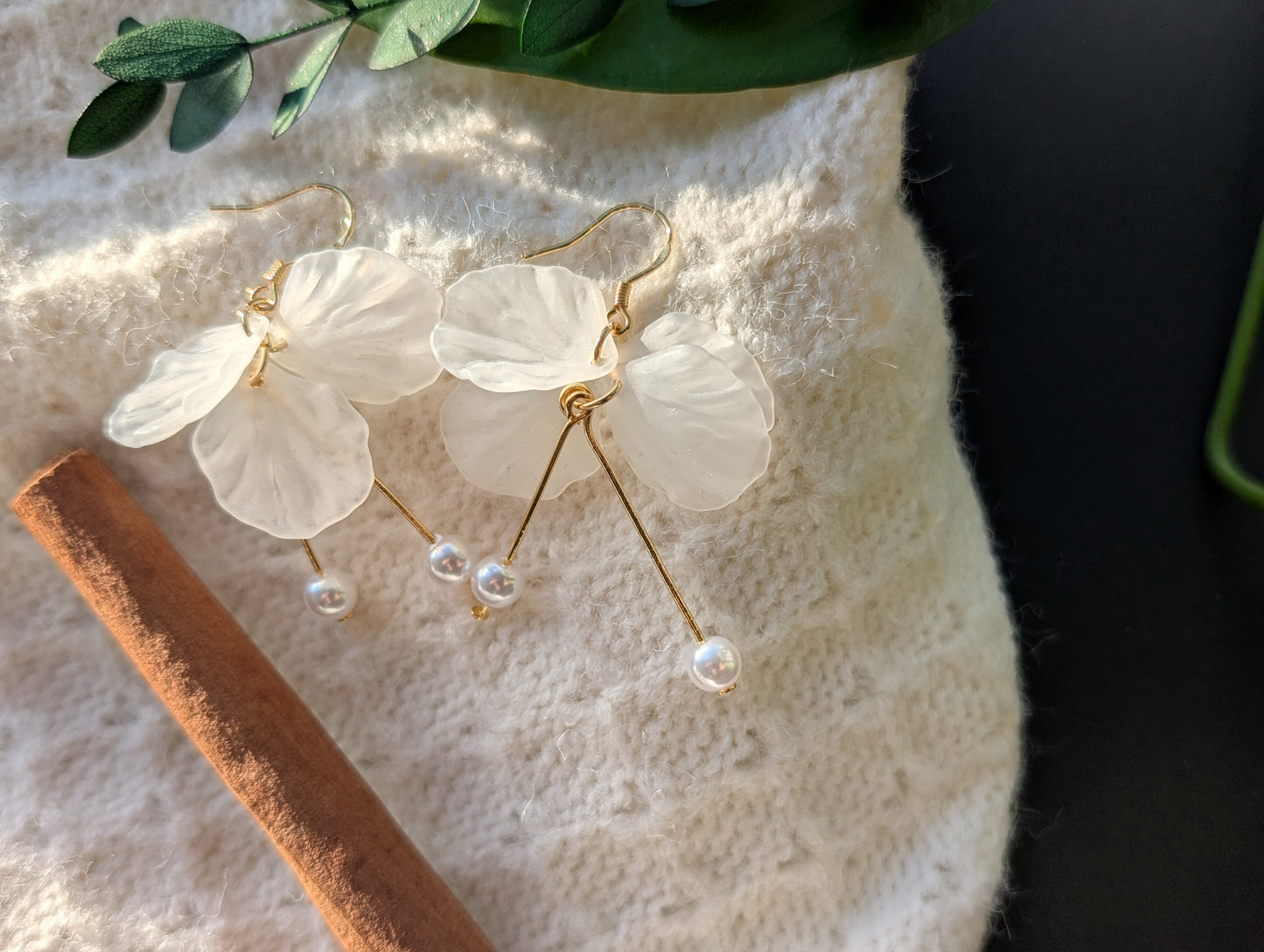 Whimsical Floral Frop Earrings