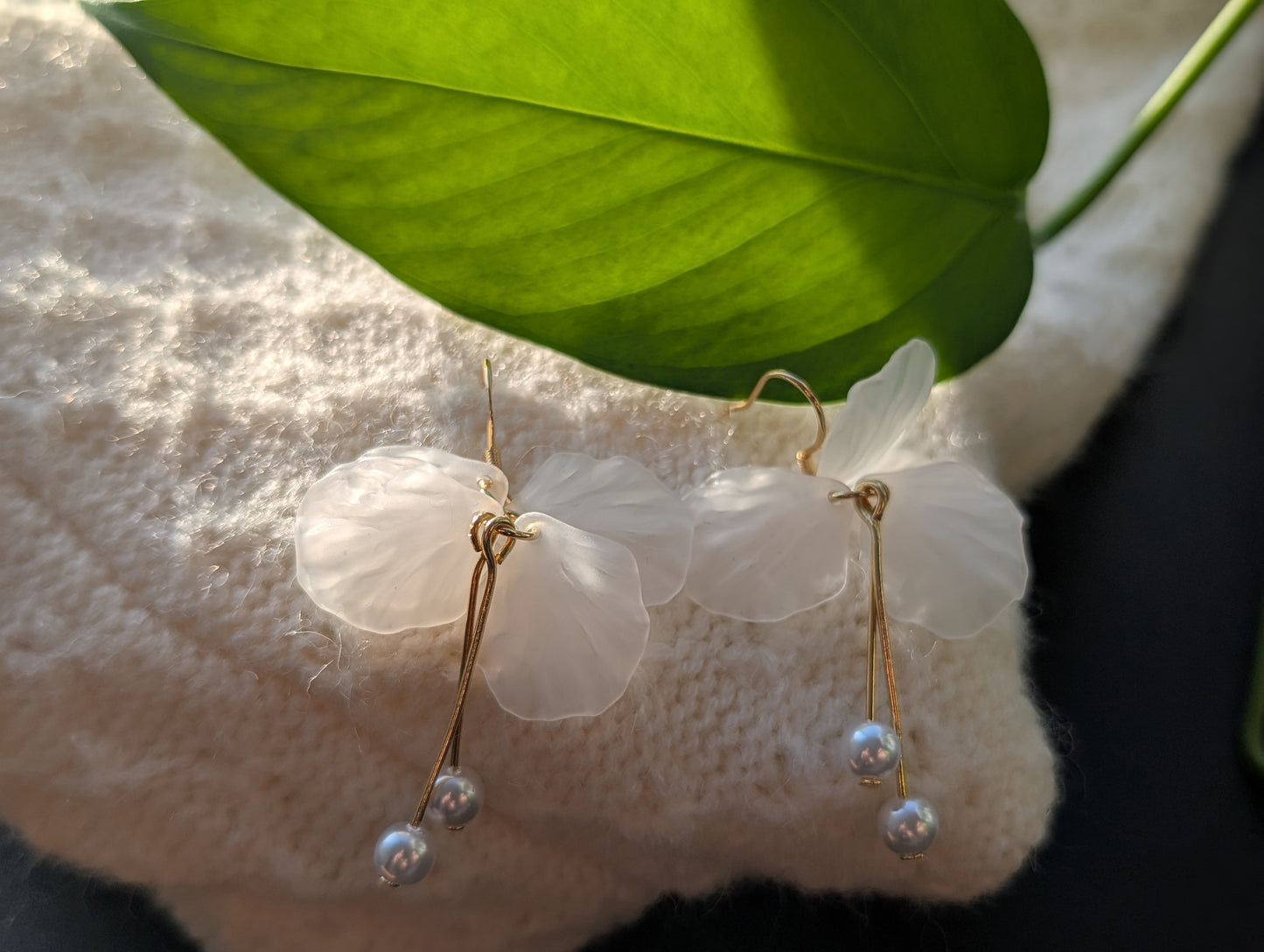 Whimsical Floral Frop Earrings