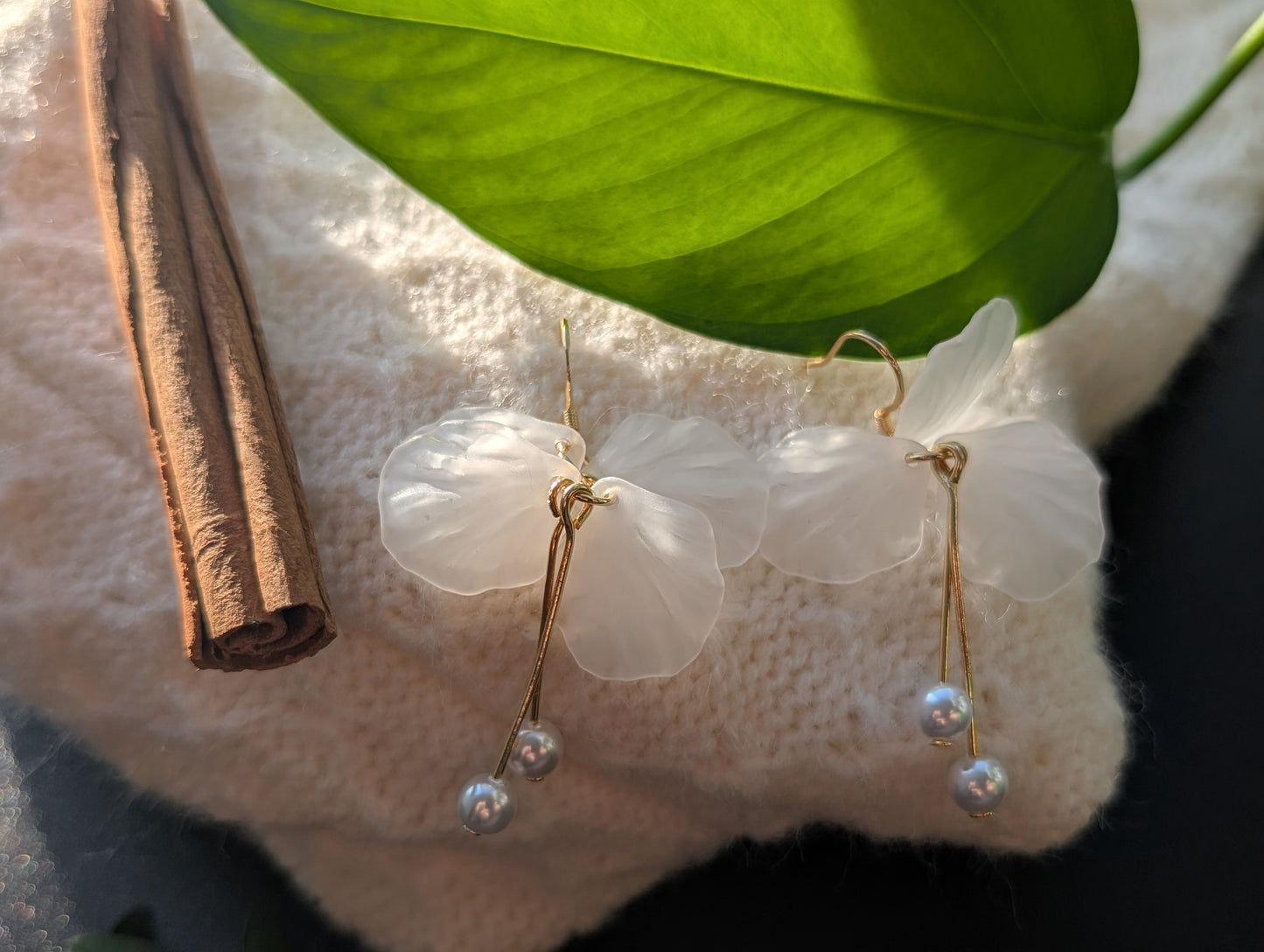 Whimsical Floral Frop Earrings