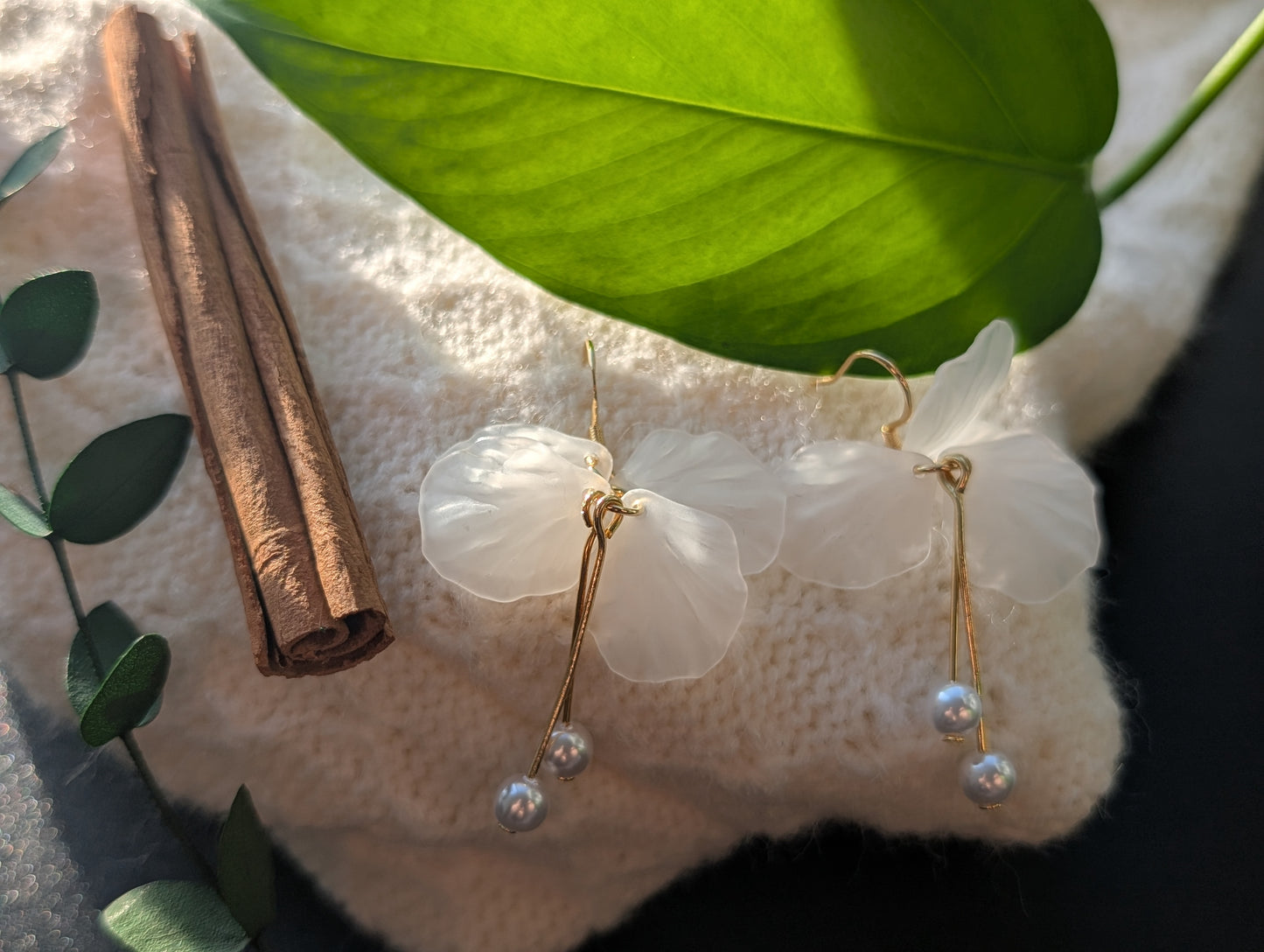 Whimsical Floral Frop Earrings