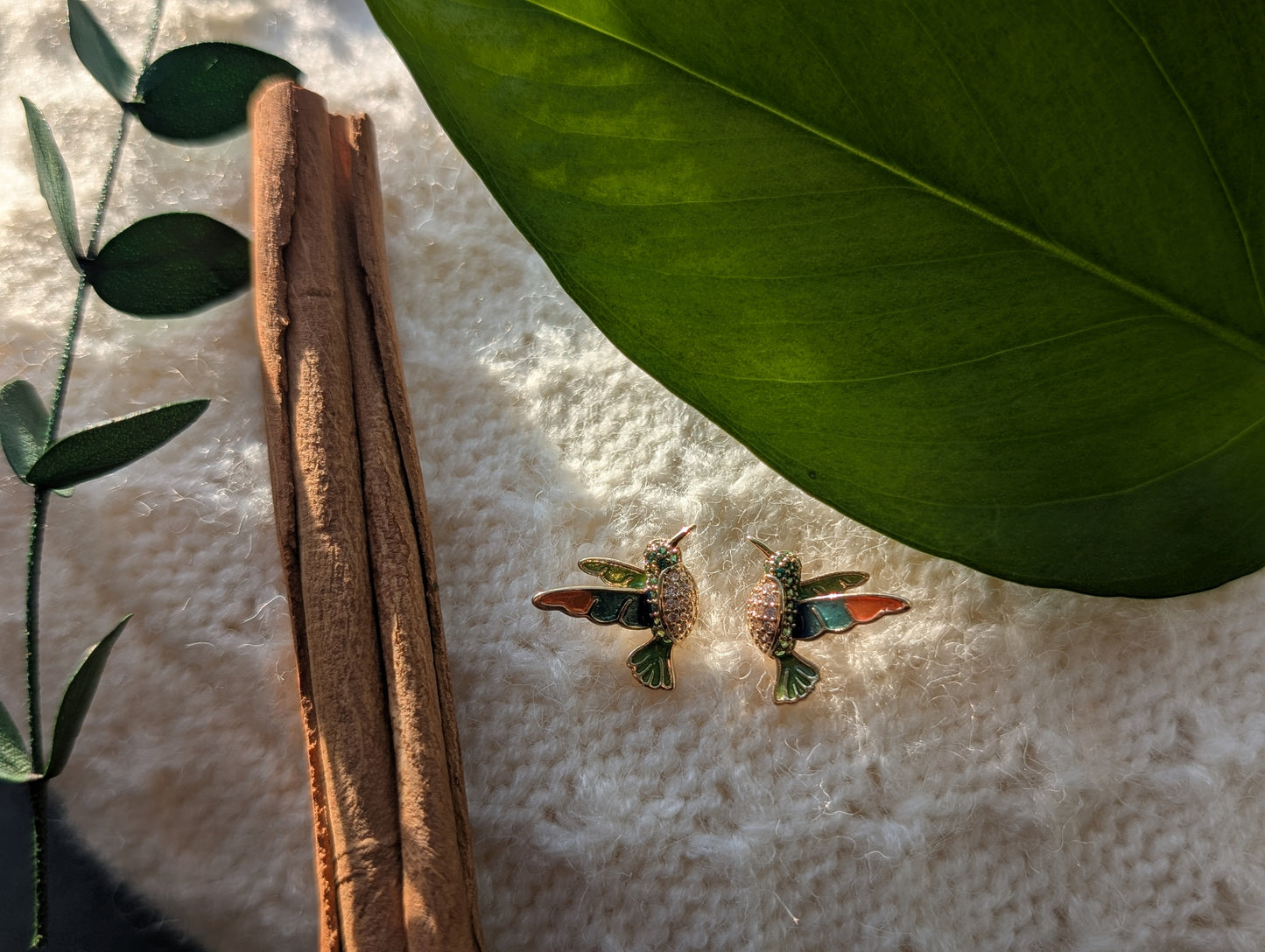 Hummingbird Stud Earrings