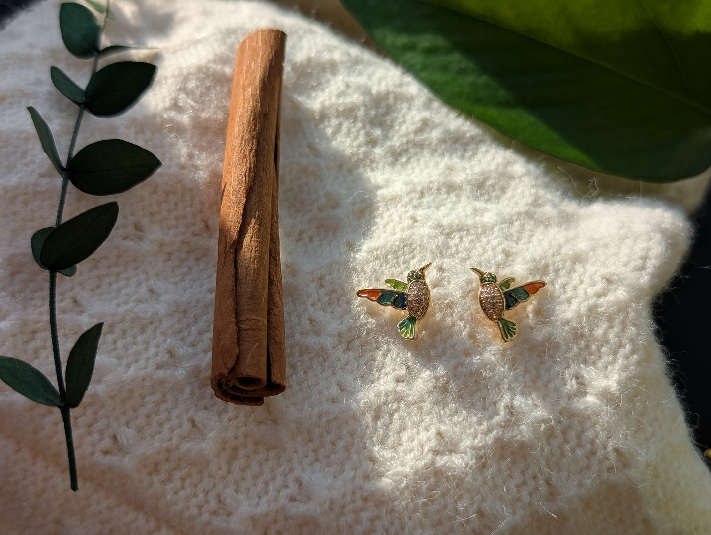Hummingbird Stud Earrings