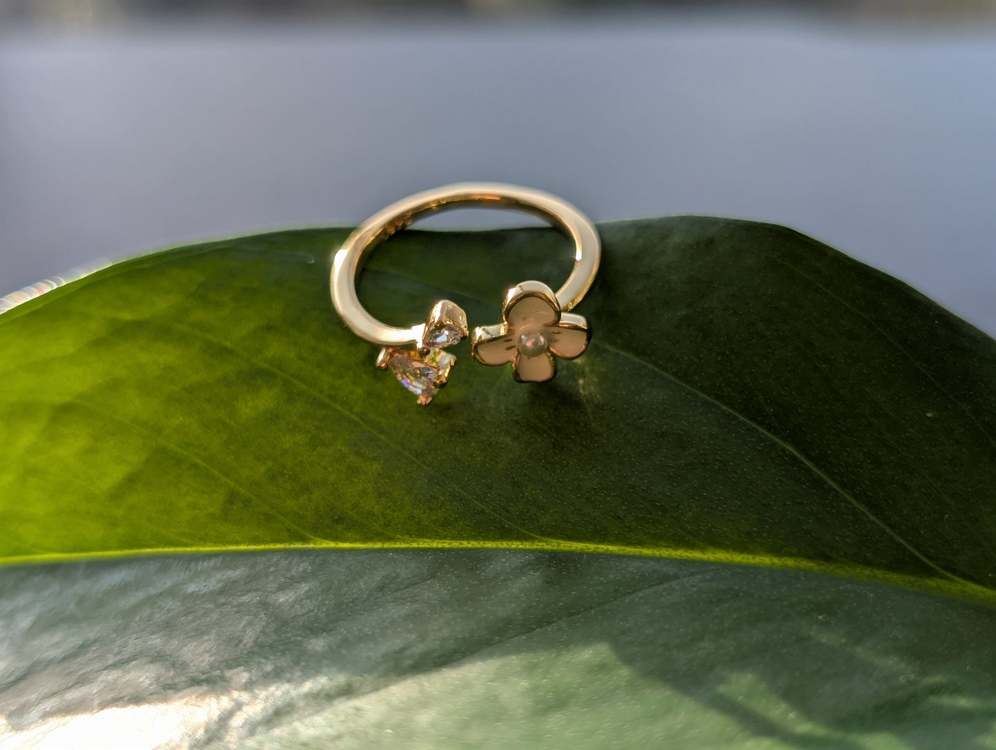 Adjustable Flower Ring